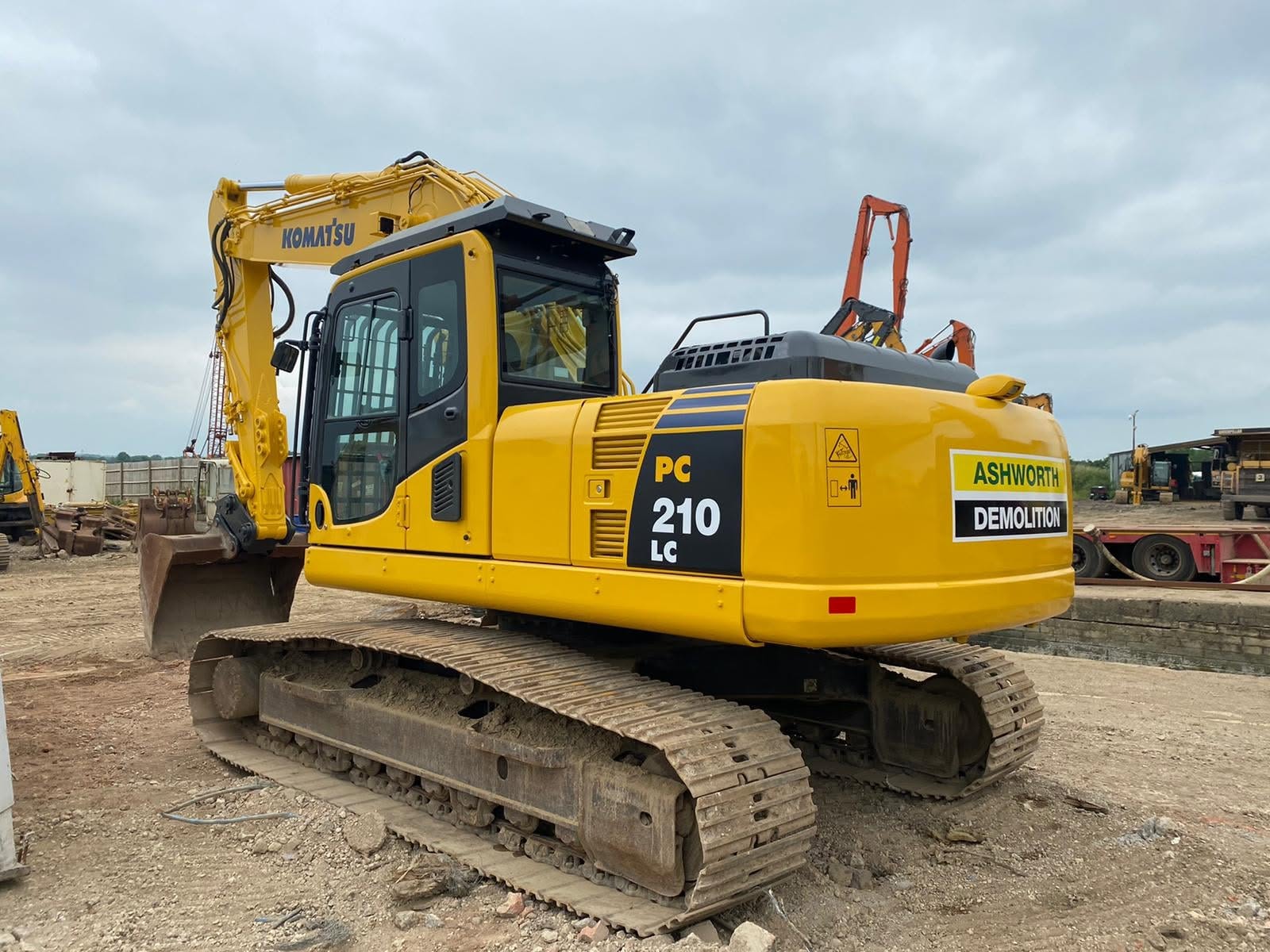 Ashworth Demolition Komatsu PC210 excavator